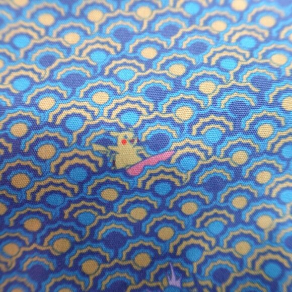 Original Stitch Shirt 2XL Blue All Over Print Pikachu Surfing Made in Japan - Picture 2 of 11